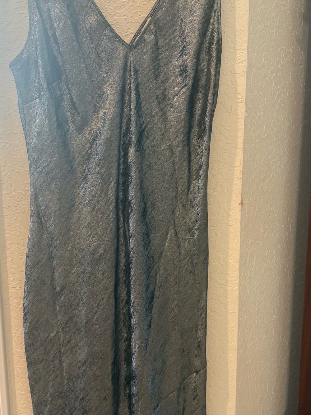 LOFT Black Top with Silver Trim